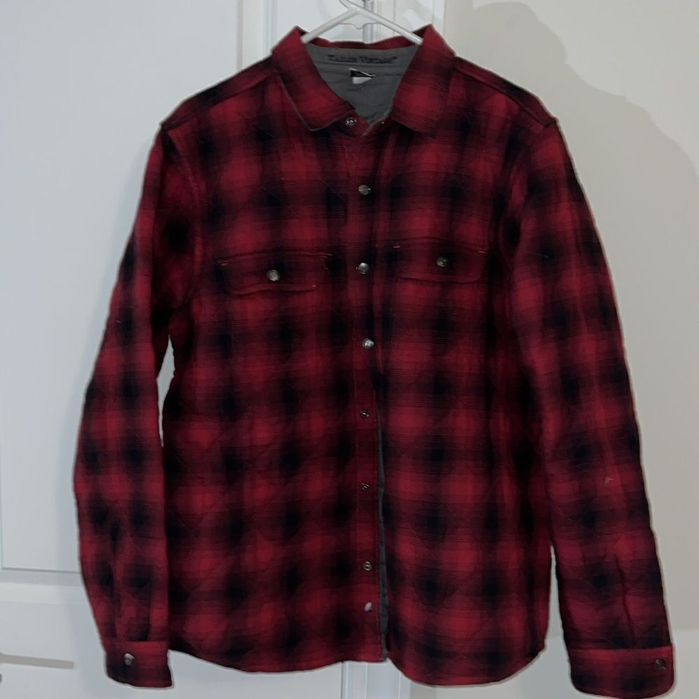 Warm Tailor Vintage Connecticut Originals Quilted Tartan Pocket Shacket Shirt